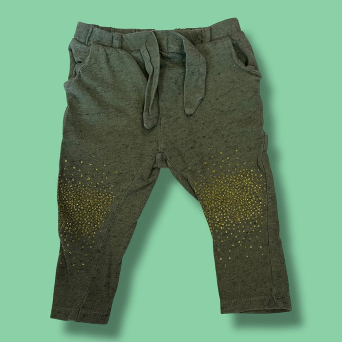 zara green pant 9-12m