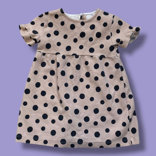 zara polkadot dress 18-24m