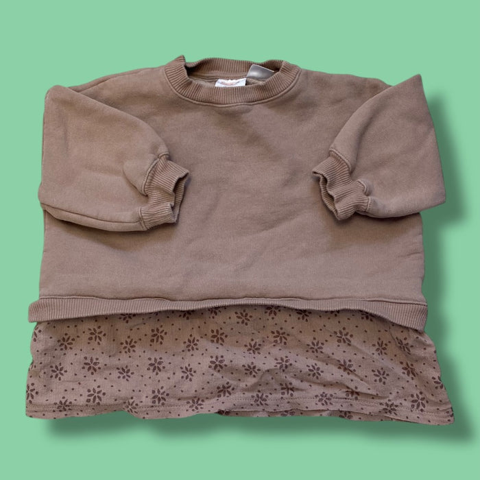 zara sweatshirt 12-18m
