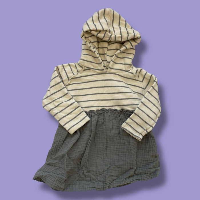 zara sweatshirt dress 18m