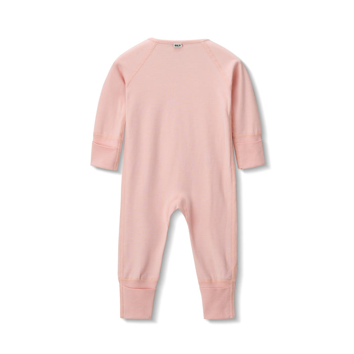 Zip Romper in Cotton Candy