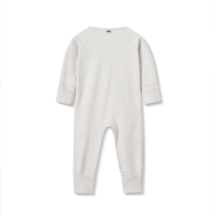Zip Romper in Pebble