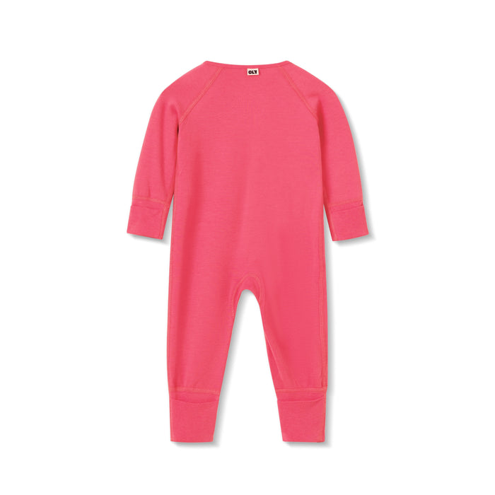 Zip Romper in Red Maple